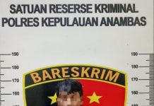 Satreskrim Polres Anambas Amankan Pelaku Pencurian Barang Bagan