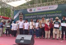 Bupati Blitar Ajak Warga Cegah Stunting dan Terapkan GERMAS di Peringatan HKN ke-61