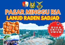 Pasar Minggu Ria Lanud Raden Sadjad Meriahkan Akhir Pekan Warga Natuna di Pantai Piwang