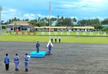 Kasau Tegaskan Transformasi TNI AU pada Upacara 17-an di Lanud RSA Natuna