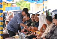 Dukung Pemerintah Daerah, Kadister Lanud RSA Hadiri Peresmian Hunian Swadaya di Natuna