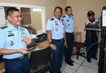 Danlanud RSA Natuna Terima Kunjungan Tim Pusdalops Koopsudnas,Tinjau Lanud RSA dan Satrad 201 Ranai