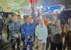 Danlanud RSA bersama Forkopimda Natuna Pantau Kamtibmas Malam Tahun Baru