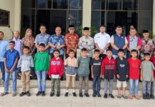 Wabup Pasaman Lepas SSB Mandiangin FC ke Andre Rosiade Cup di Padang