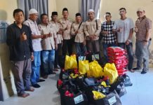 AWAM Bengkalis Salurkan Puluhan Paket Sembako untuk Kaum Dhuafa di Bukit Batu