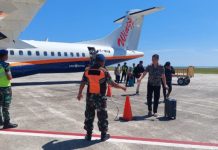 Personel Lanud RSA bersama Instansi Terkait Amankan Bandara di Posko Terpadu Angkutan Lebaran