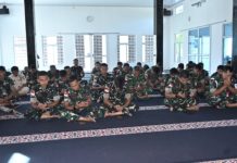 Lanud RSA Tingkatkan Spiritual Prajurit Melalui Ibadah Rutin di Natuna